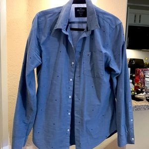 Hollister Blue dress shirt